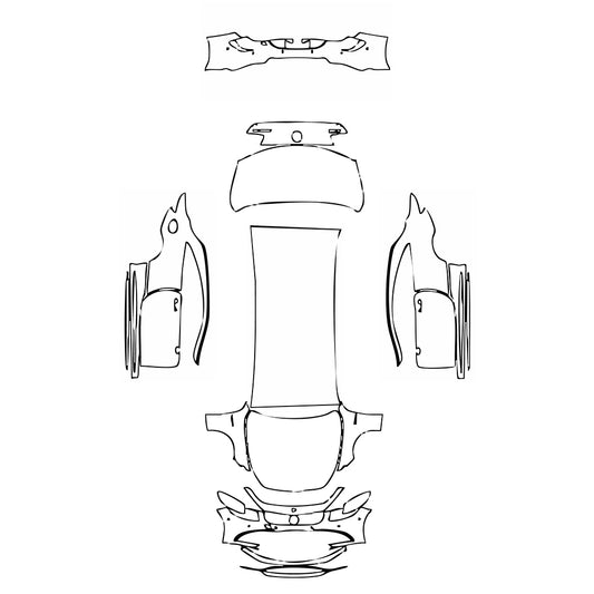 Pre-Cut PPF Mercedes-Benz S Class Coupe AMG S63 2015 - PPF-Kits