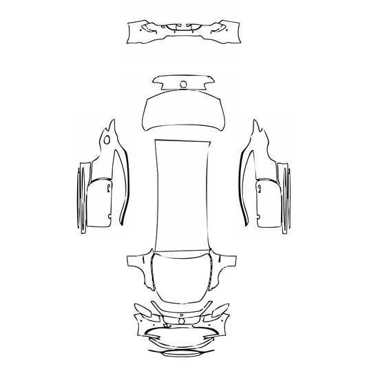 Pre-Cut PPF Mercedes-Benz S Class Coupe AMG S65 2017 - PPF-Kits