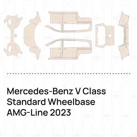 Pre-Cut PPF Mercedes-Benz V Class Standard Wheelbase AMG-Line 2023