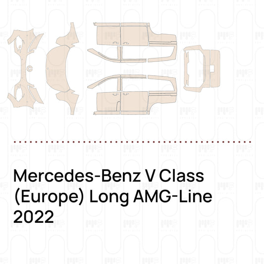 Pre-Cut PPF Mercedes-Benz V Class (Europe) Long AMG-Line 2022