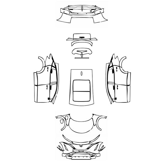 Pre-Cut PPF Nissan Ariya (US) Engage 2025 - PPF-Kits