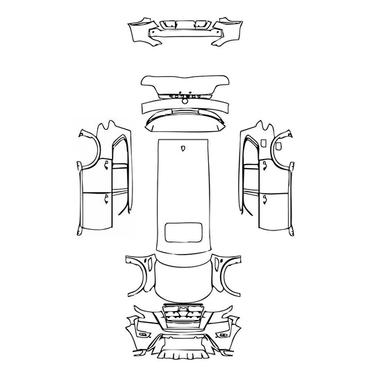 Pre-Cut PPF Nissan Armada (US) Midnight Edition 2021 - PPF-Kits