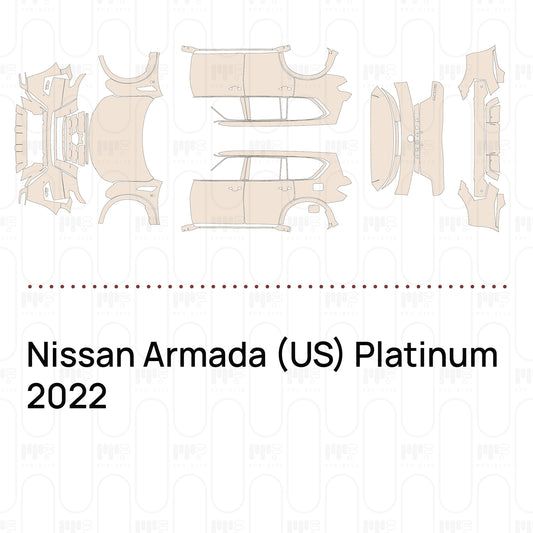 Pre-Cut PPF Nissan Armada (US) Platinum 2022