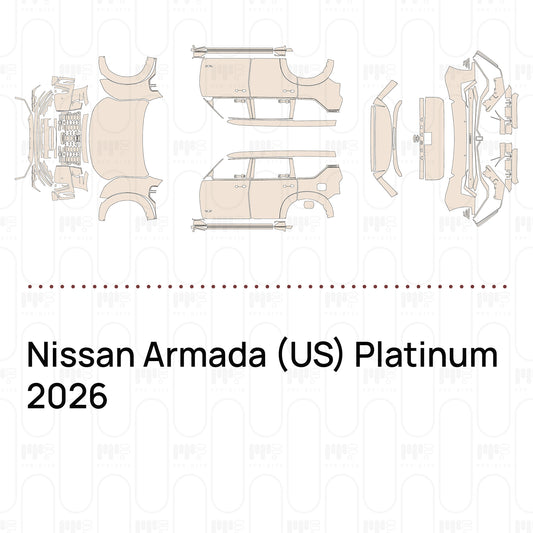 Pre-Cut PPF Nissan Armada (US) Platinum 2026