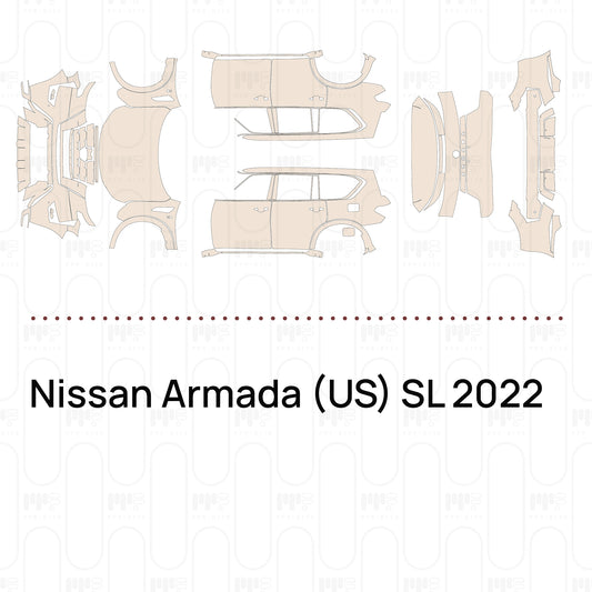 Pre-Cut PPF Nissan Armada (US) SL 2022