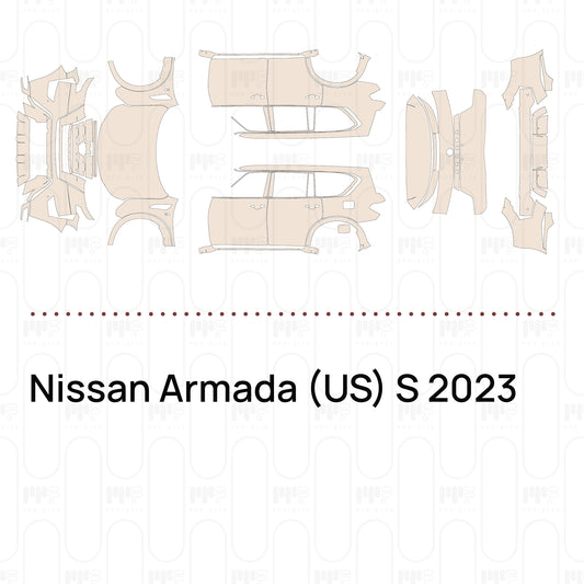 Pre-Cut PPF Nissan Armada (US) S 2023