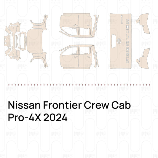 Pre-Cut PPF Nissan Frontier Crew Cab Pro-4X 2024