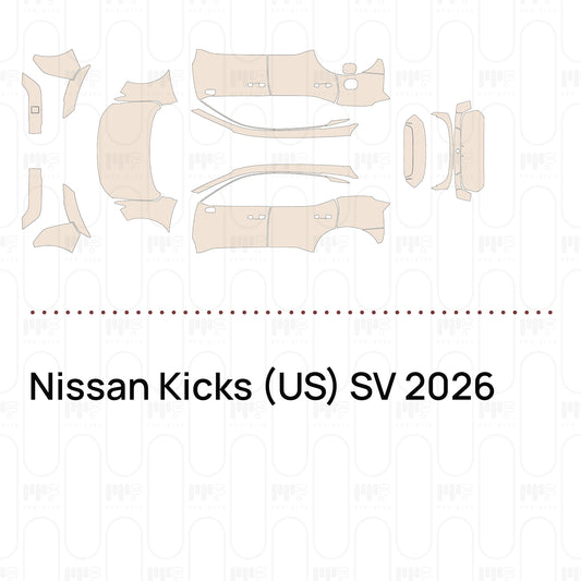 Pre-Cut PPF Nissan Kicks (US) SV 2026