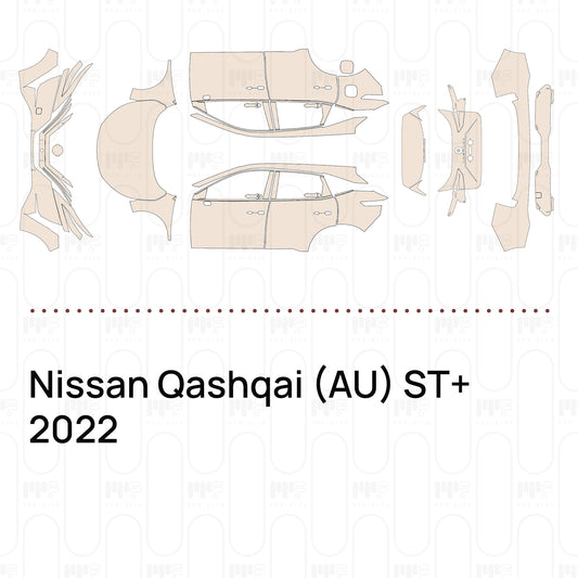 Pre-Cut PPF Nissan Qashqai (AU) ST+ 2022
