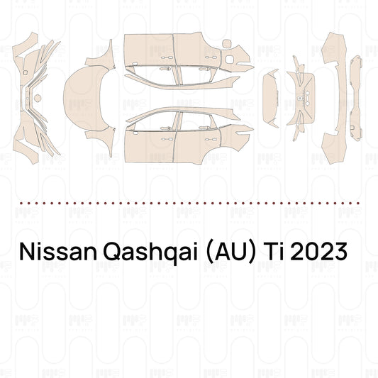 Pre-Cut PPF Nissan Qashqai (AU) Ti 2023