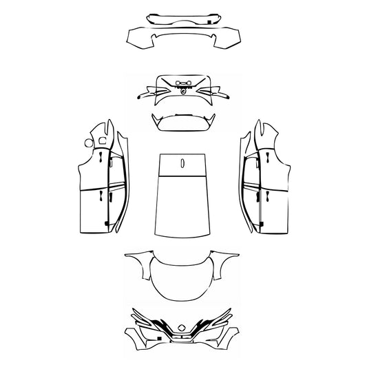 Pre-Cut PPF Nissan Qashqai (EU) N-Connecta 2022 - PPF-Kits