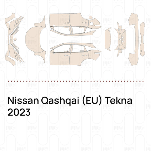 Pre-Cut PPF Nissan Qashqai (EU) Tekna 2023