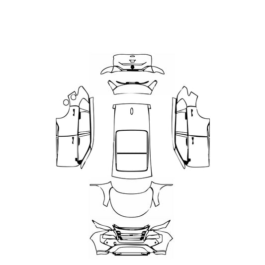 Pre-Cut PPF Nissan Rogue SL 2024 - PPF-Kits