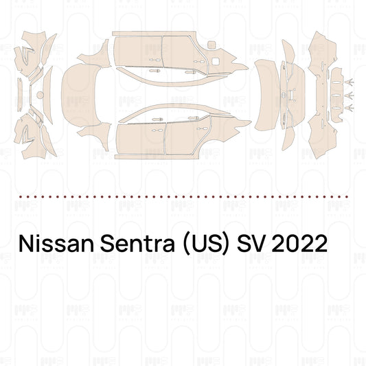 Pre-Cut PPF Nissan Sentra (US) SV 2022