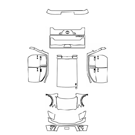 Pre-Cut PPF Nissan Titan Crew Cab Platinum 2025 - PPF-Kits