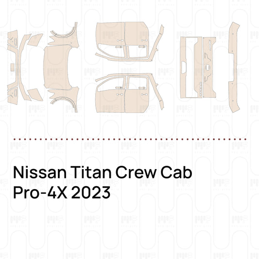 Pre-Cut PPF Nissan Titan Crew Cab Pro-4X 2023