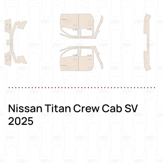 Pre-Cut PPF Nissan Titan Crew Cab SV 2025