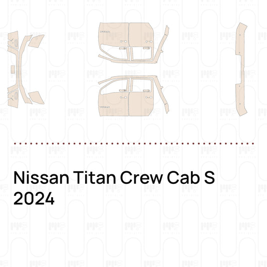 Pre-Cut PPF Nissan Titan Crew Cab S 2024