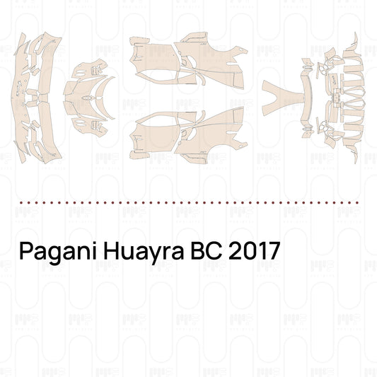Pagani Huayra BC 2017 – Forskåret PPF-lakbeskyttelsesfilm
