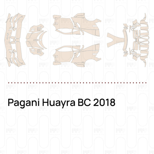Pagani Huayra BC 2018 – Forskåret PPF-lakbeskyttelsesfilm