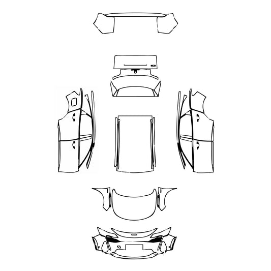Pre-Cut PPF Peugeot 3008 (EU) Allure 2022 - PPF-Kits