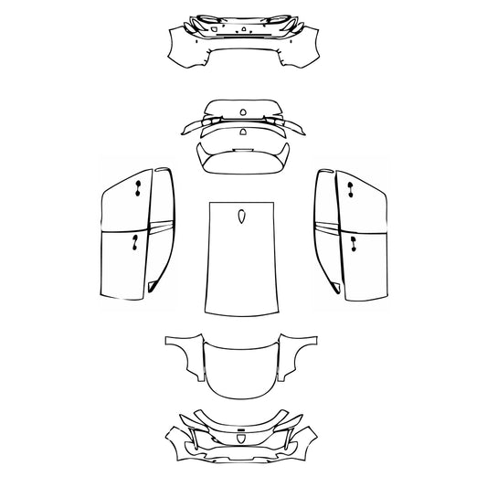 Pre-Cut PPF Peugeot 308 (EU) Active 2025 - PPF-Kits
