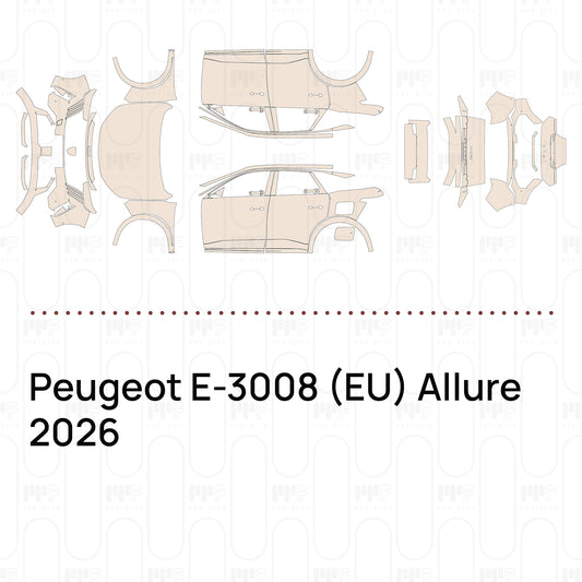 Pre-Cut PPF Peugeot E-3008 (EU) Allure 2026
