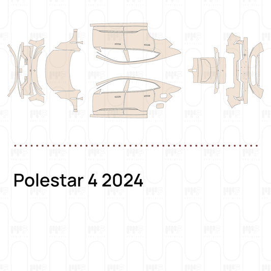 Pre-Cut PPF Polestar 4 2024