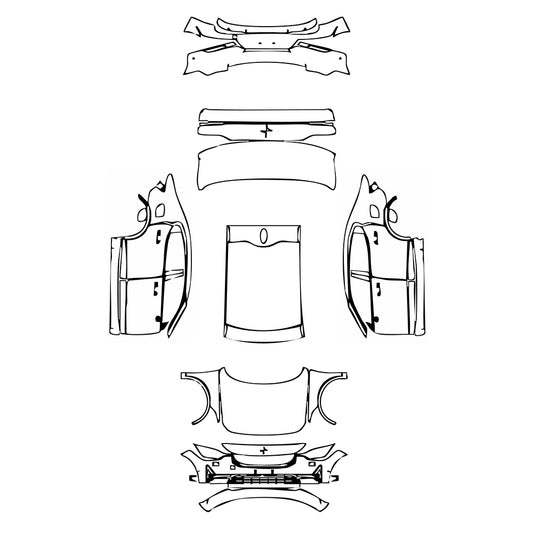 Pre-Cut PPF Polestar Polestar 2 2021 - PPF-Kits