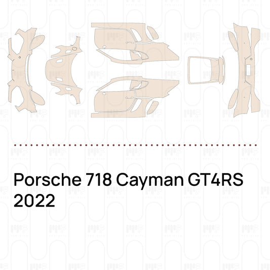 Pre-Cut PPF Porsche 718 Cayman GT4RS 2022
