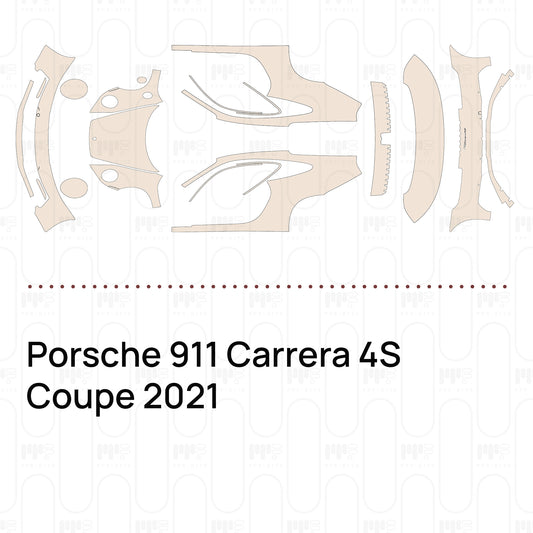 Pre-Cut PPF Porsche 911 Carrera 4S Coupe 2021