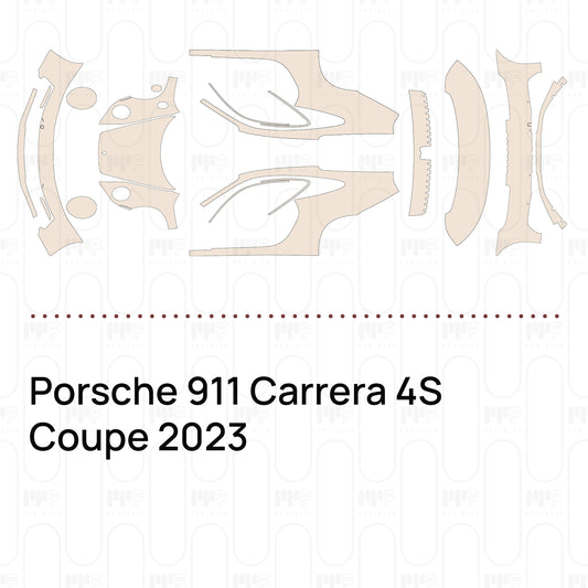 Pre-Cut PPF Porsche 911 Carrera 4S Coupe 2023