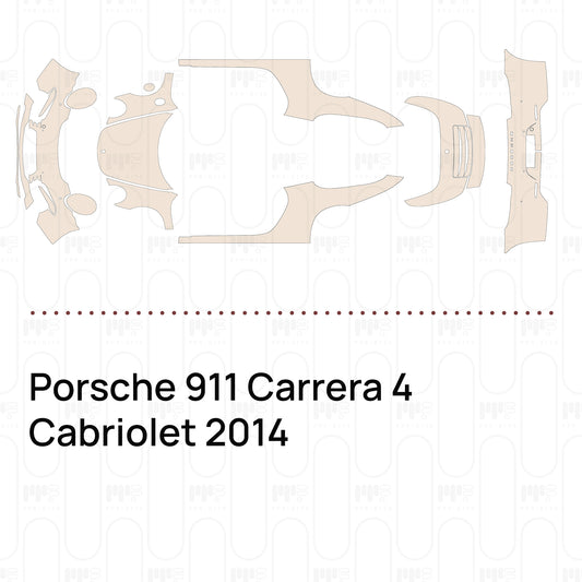 Pre-Cut PPF Porsche 911 Carrera 4 Cabriolet 2014