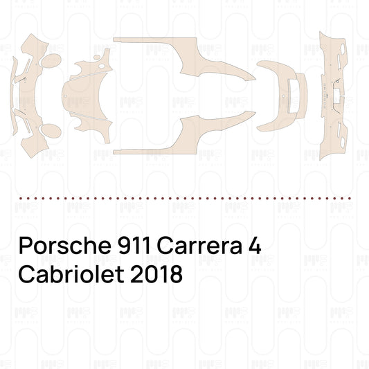 Pre-Cut PPF Porsche 911 Carrera 4 Cabriolet 2018