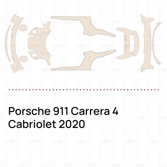 Pre-Cut PPF Porsche 911 Carrera 4 Cabriolet 2020