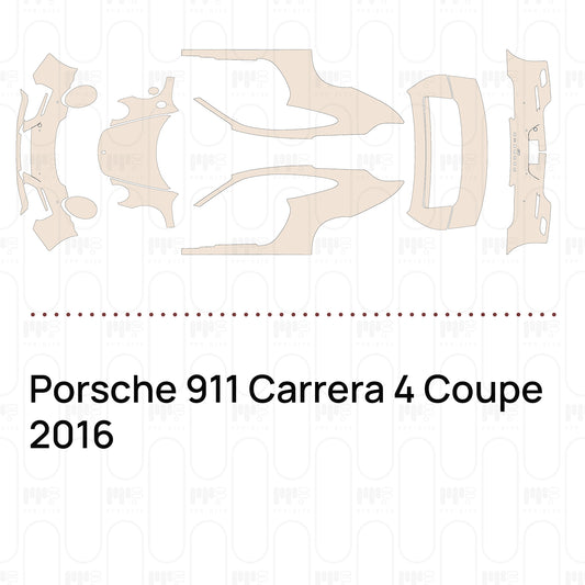 Pre-Cut PPF Porsche 911 Carrera 4 Coupe 2016