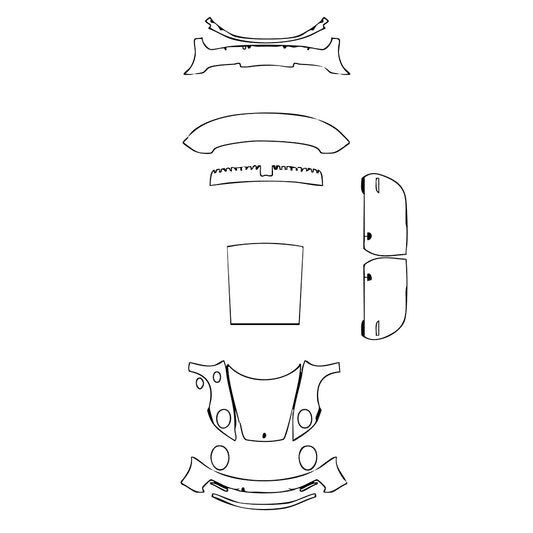 Pre-Cut PPF Porsche 911 Carrera 4 Coupe 2020 - PPF-Kits