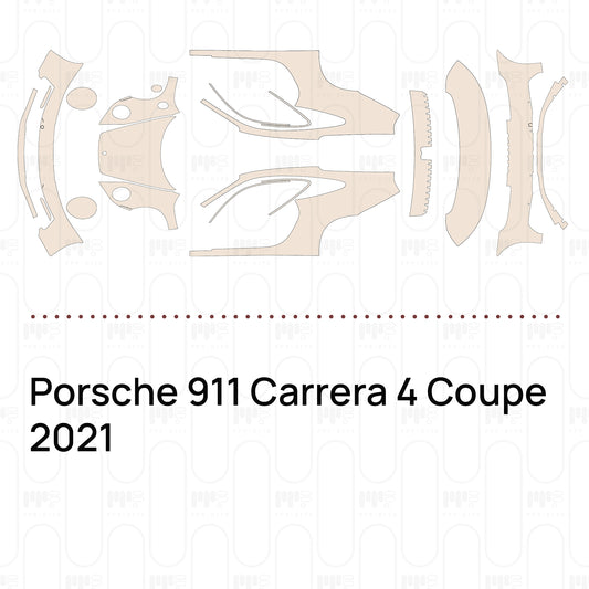 Pre-Cut PPF Porsche 911 Carrera 4 Coupe 2021