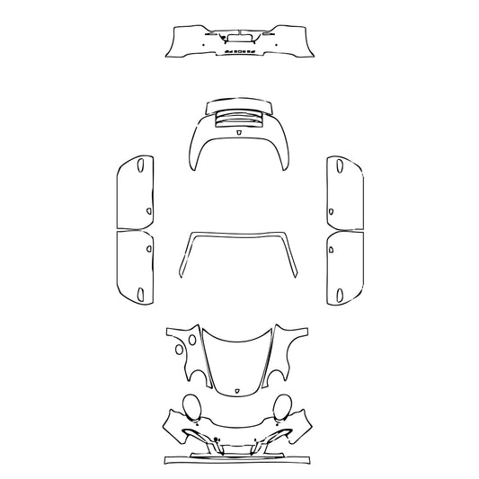Pre-Cut PPF Porsche 911 Carrera 4 GTS Cabriolet 2015 - PPF-Kits