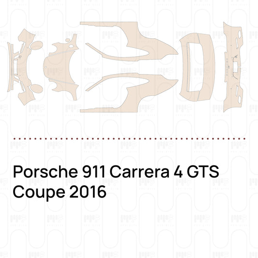 Pre-Cut PPF Porsche 911 Carrera 4 GTS Coupe 2016