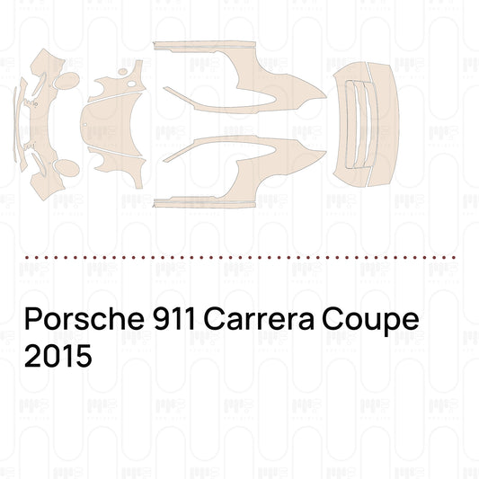 Pre-Cut PPF Porsche 911 Carrera Coupe 2015