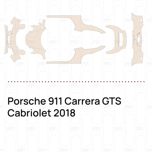 Pre-Cut PPF Porsche 911 Carrera GTS Cabriolet 2018