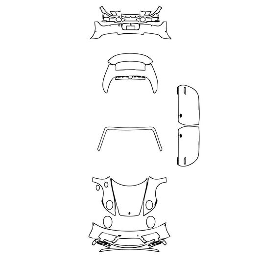 Pre-Cut PPF Porsche 911 Carrera GTS Cabriolet 2021 - PPF-Kits