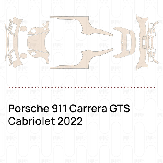 Pre-Cut PPF Porsche 911 Carrera GTS Cabriolet 2022