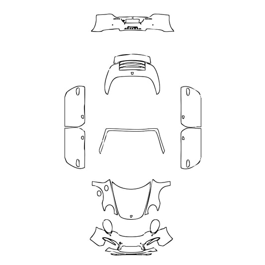 Pre-Cut PPF Porsche 911 Carrera S Cabriolet 2013 - PPF-Kits