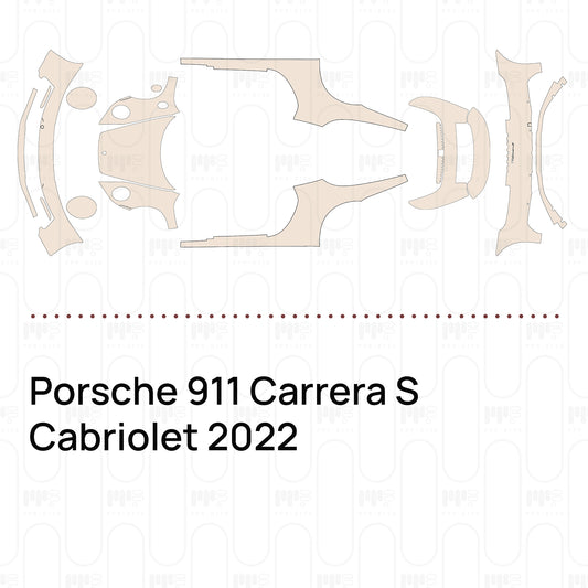 Pre-Cut PPF Porsche 911 Carrera S Cabriolet 2022