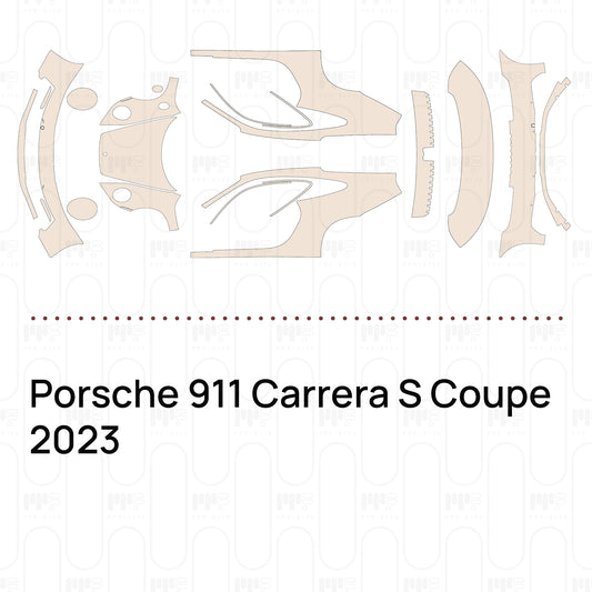 Pre-Cut PPF Porsche 911 Carrera S Coupe 2023