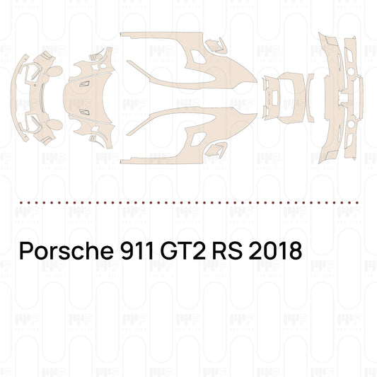 Pre-Cut PPF Porsche 911 GT2 RS 2018