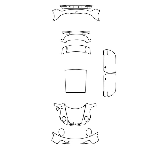 Pre-Cut PPF Porsche 911 GT3 2022 - PPF-Kits