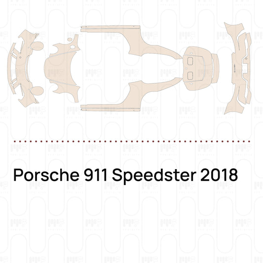 Pre-Cut PPF Porsche 911 Speedster 2018